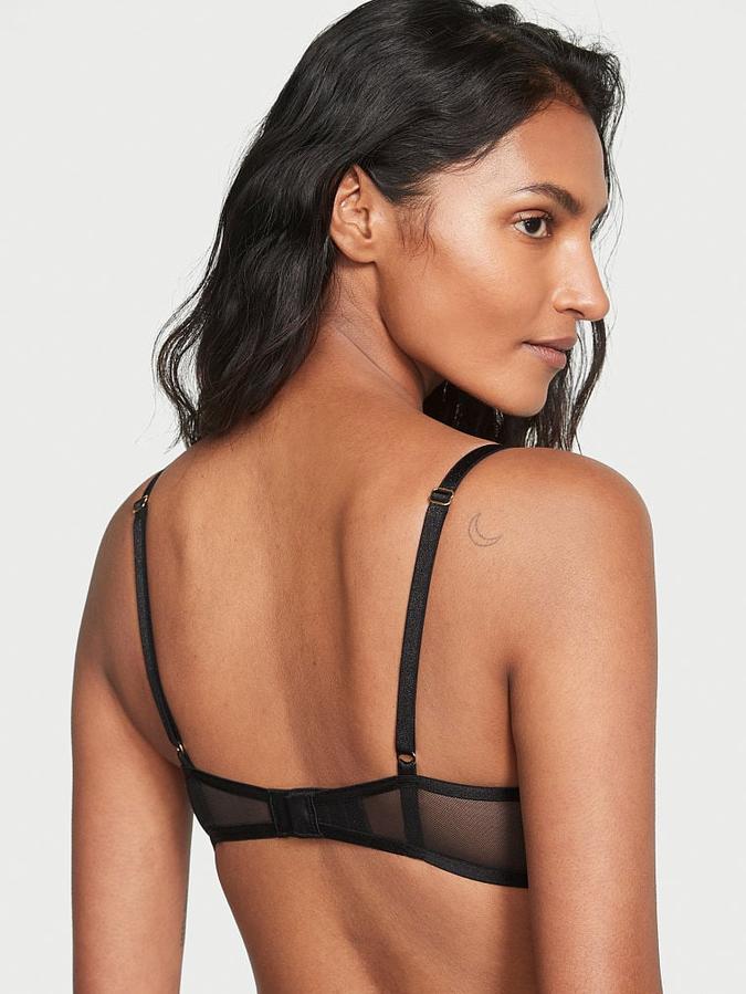 Rose Embroidery Push-Up Bra image number 1