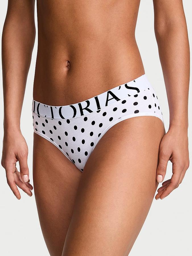 Exploded Logo Cotton Hiphugger Panty