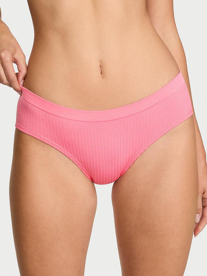 Seamless Sheer Rib Hiphugger Panty