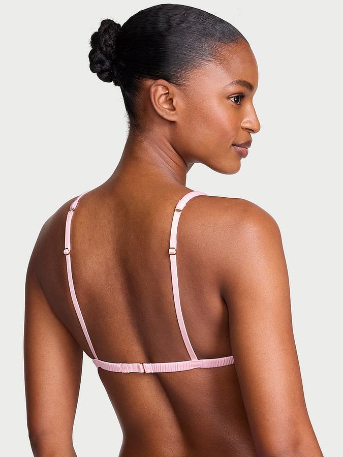 Tease Satin Kiss Triangle Bralette