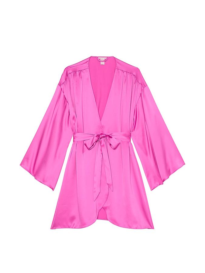 Satin Midi Robe image number 2
