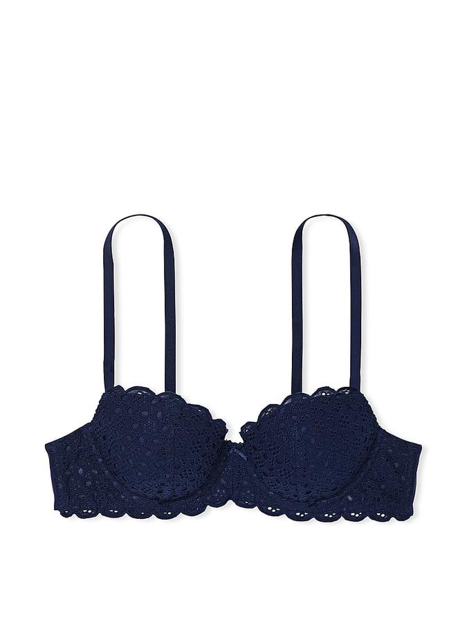 Eyelet Lace Lightly Lined Demi Bra