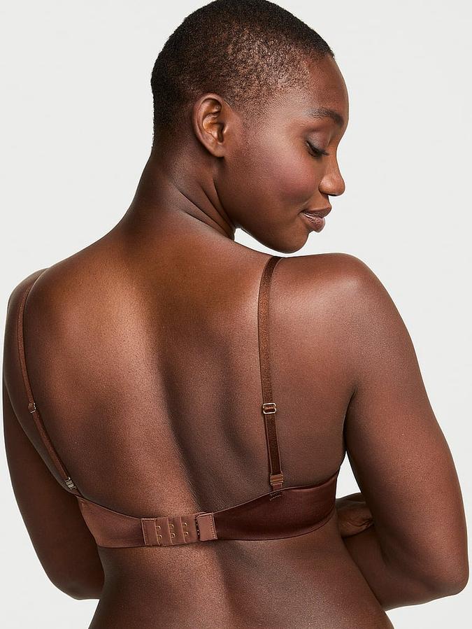 Smooth Lightly Lined Plunge Demi Bra