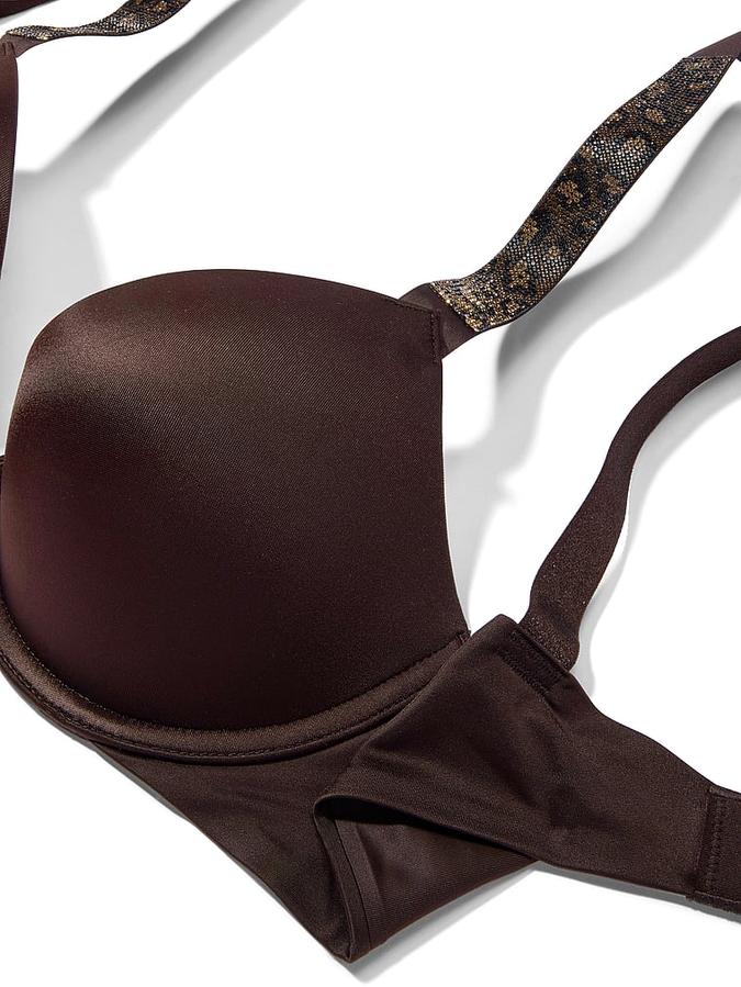 Logo Shine Strap Push-Up Bra image number 2