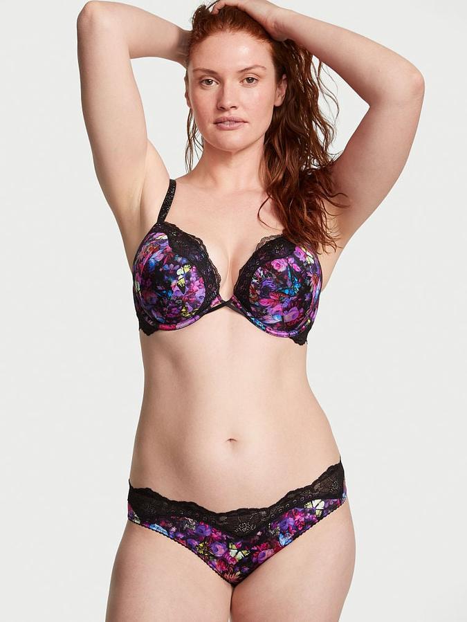 Y-Back Shine Strap Brazilian Panty image number 0