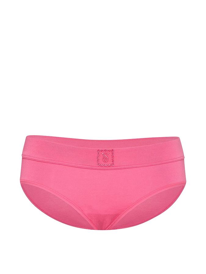 Logo Cotton Lace Patch Hiphugger Panty image number 2