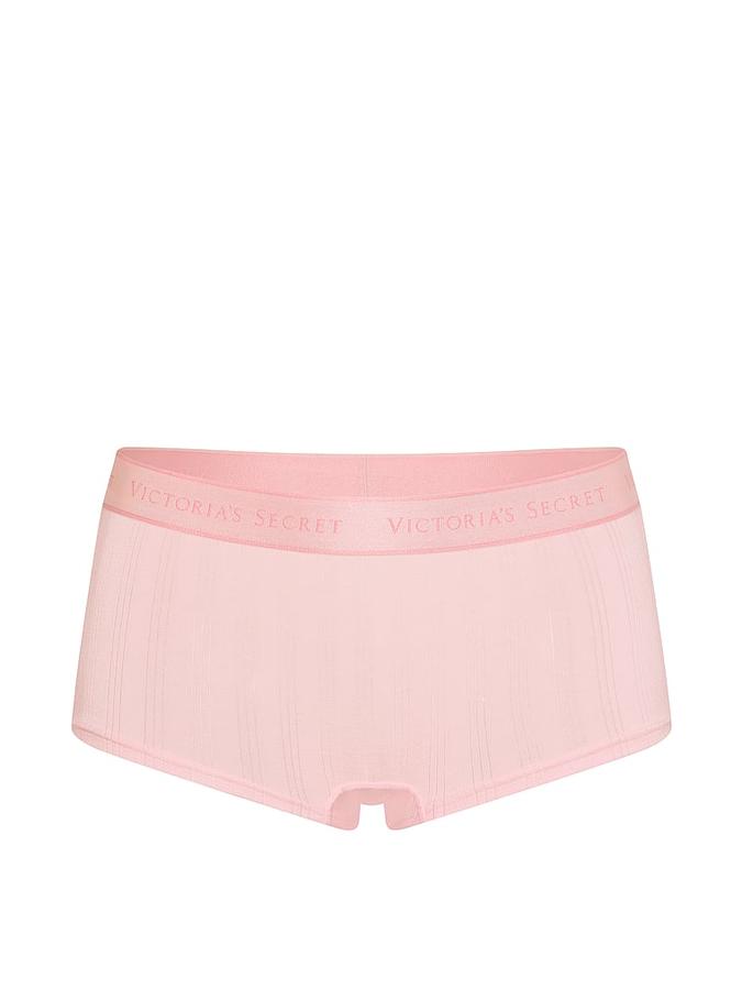 SoSoft&trade; Modal Ultra-Fine Logo Boyshort Panty image number 2