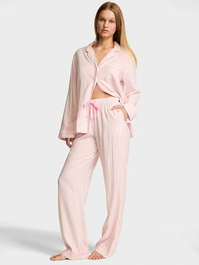 Flannel Long Pajama Set