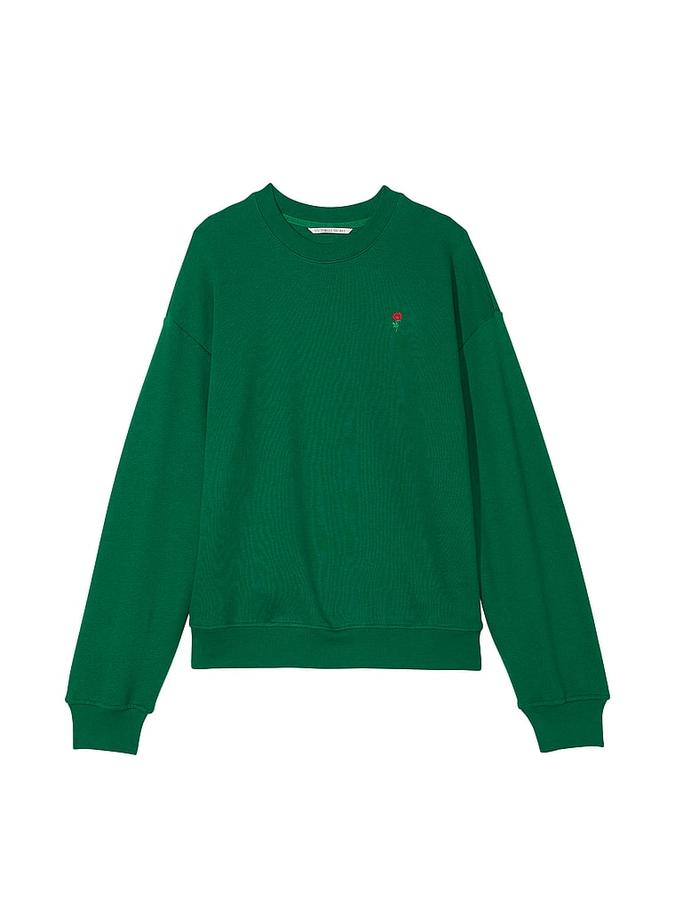 Cotton Fleece Oversized Crewneck image number 2