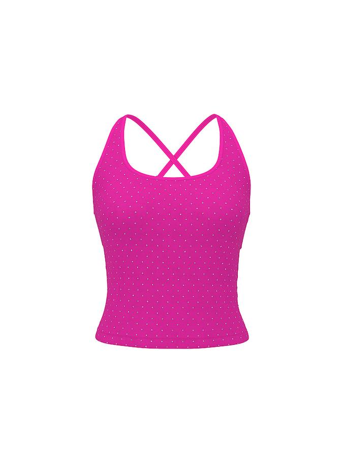 All-Day Cotton Square-Neck Bra Tank image number 2