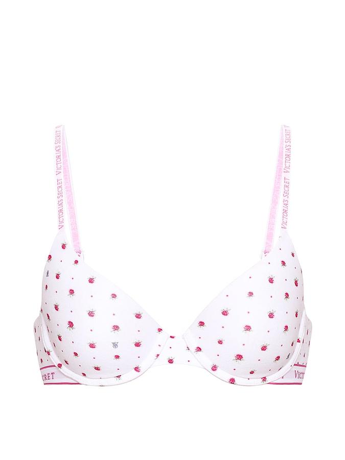 Cotton Lightly Lined Demi Bra image number 2