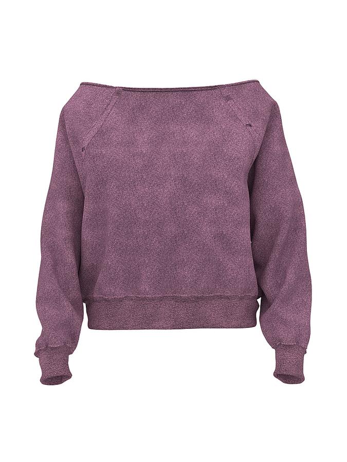 Ivy Fleece Off-The-Shoulder Sweatshirt image number 2