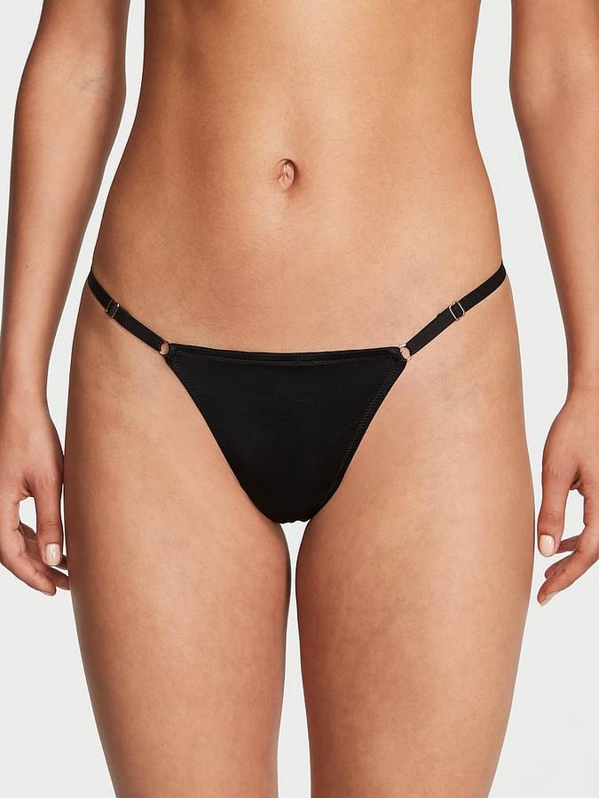 V Hardware Adjustable V-String Panty image number 0