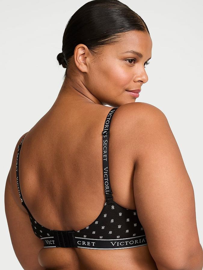 Lightly Lined Wireless Cotton Bra image number 1