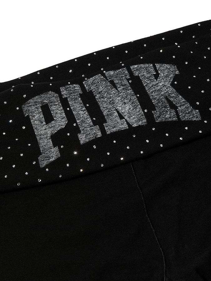 All-Day Cotton Foldover Flare Leggings image number 3