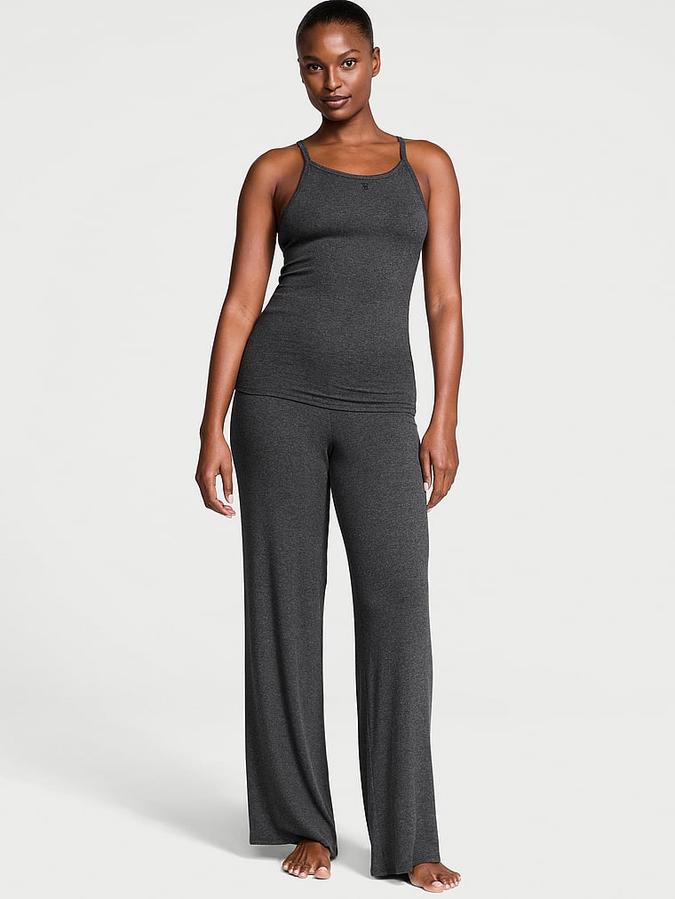 Ribbed Modal Cami & Pants Set image number 0