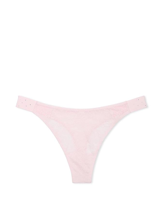 Wink Bling Lace High-Leg Thong Panty image number 1