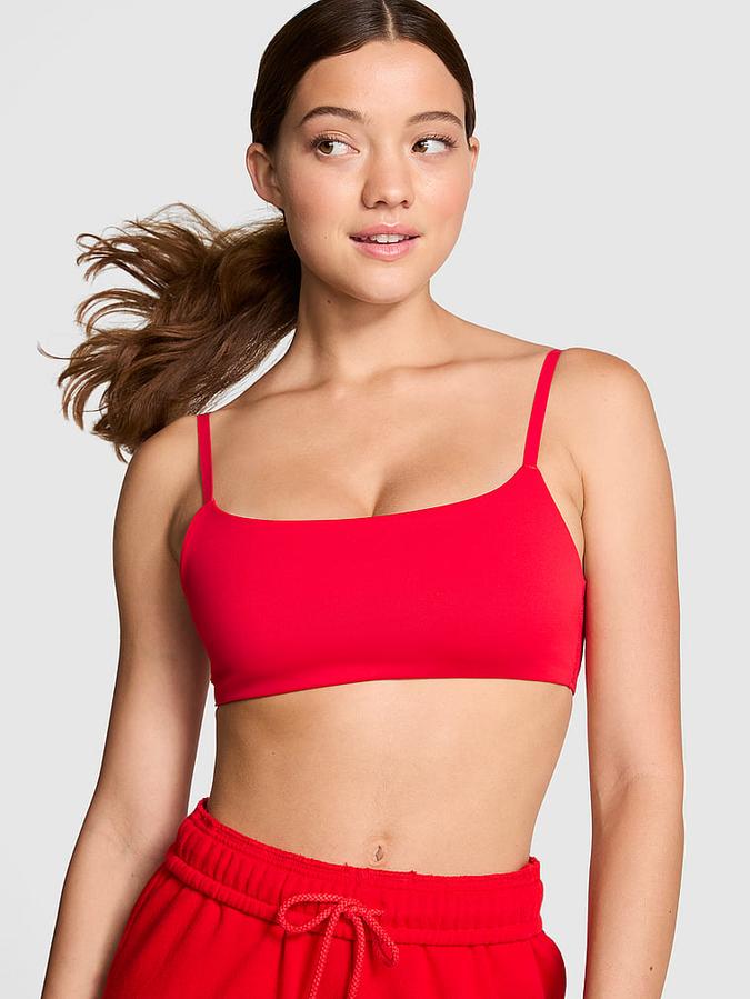 Relay Square-Neck Sports Bra image number 0