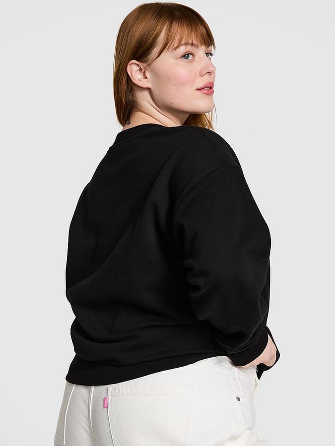 Ivy Fleece Oversized Crew Sweatshirt