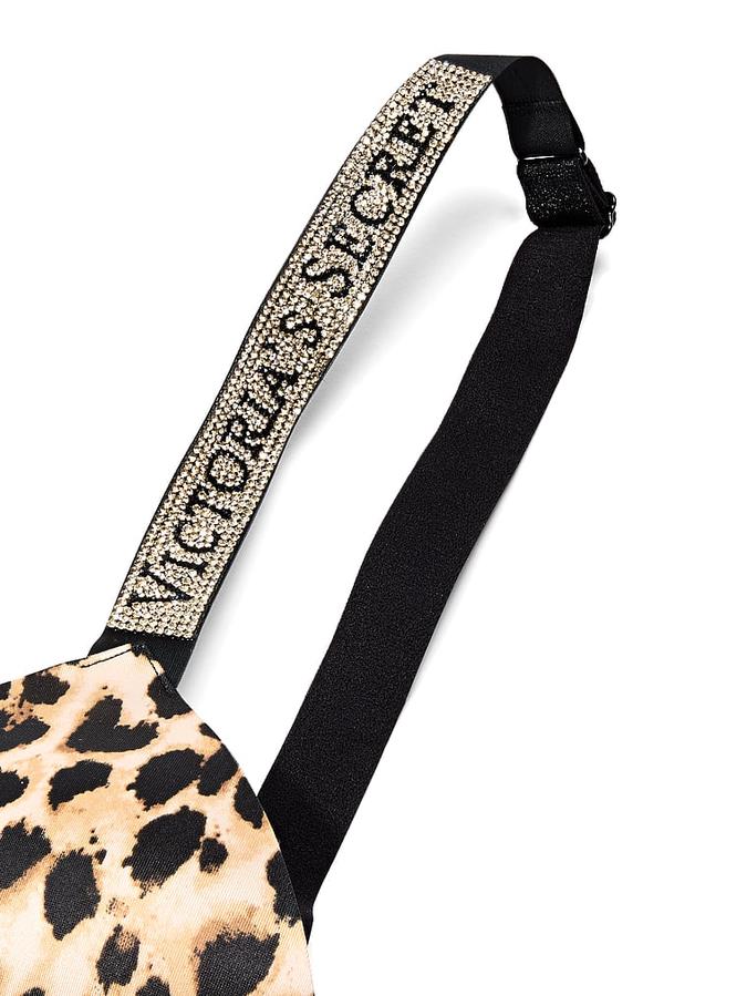 Logo Shine Strap Lightly Lined Low-Cut Demi Bra image number 3