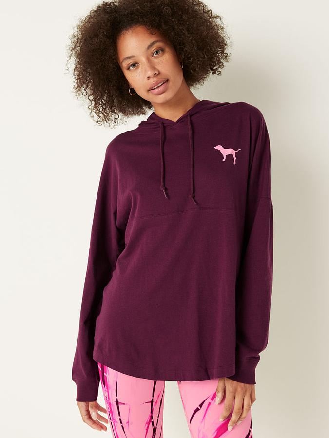 Cotton Oversized Hooded T-Shirt