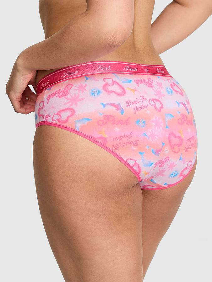 Logo Cotton Hiphugger Panty