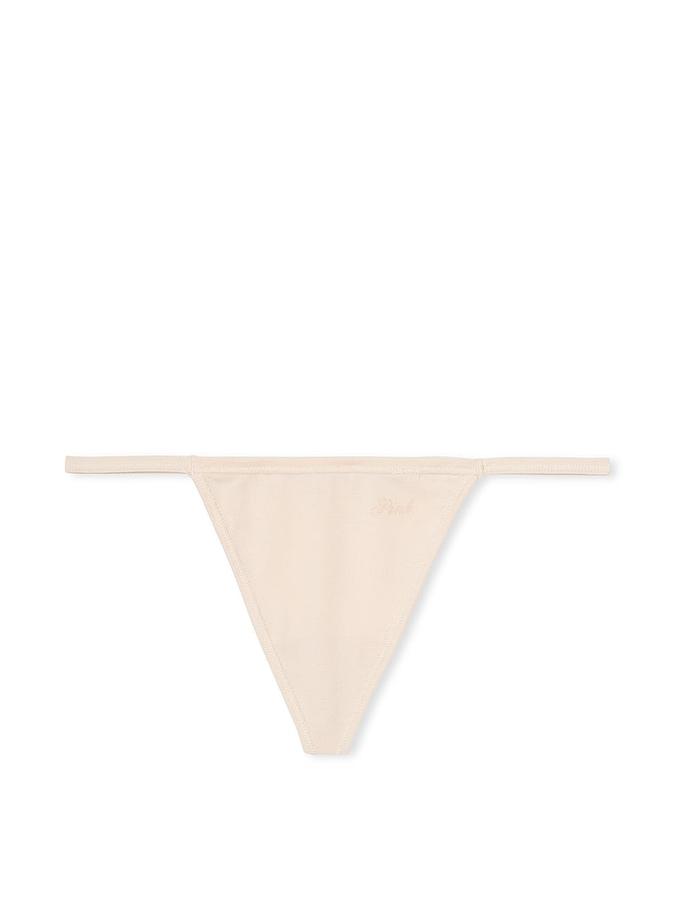 Cotton V-String Panty image number 0