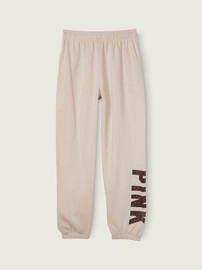Fleece Baggy Campus Sweatpants image number 2