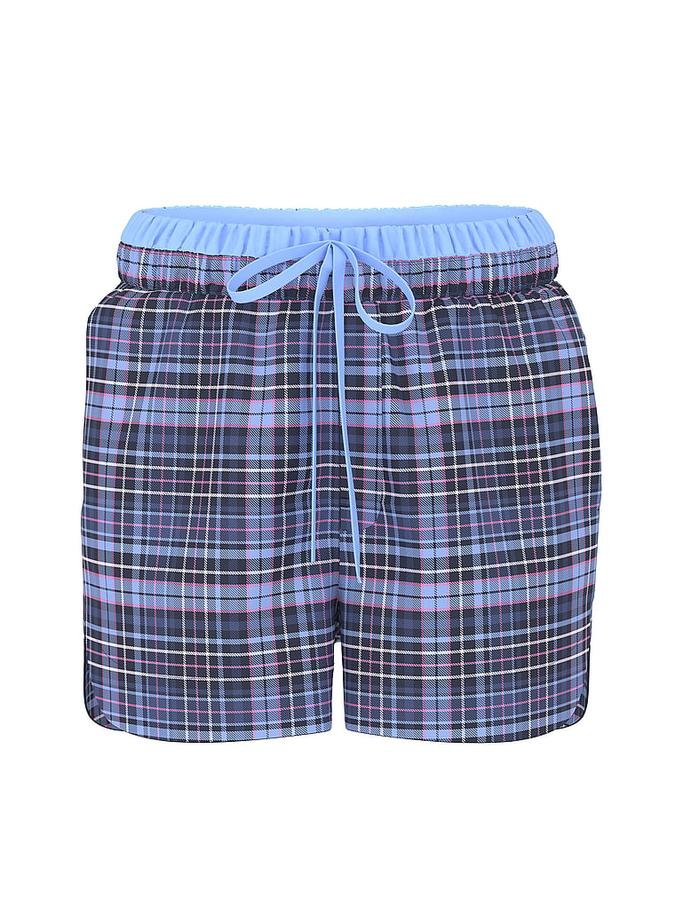 Boyfriend Flannel Boxer Pajama Shorts image number 2