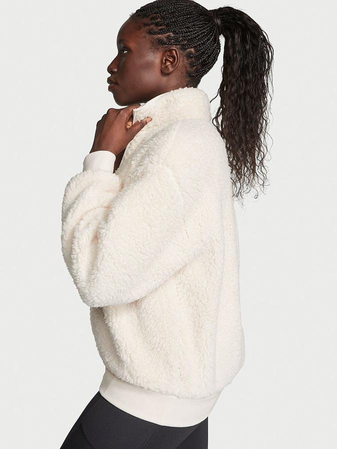 Buy Cozy Fleece Full-Zip Mock Neck Jacket Online - Style ID