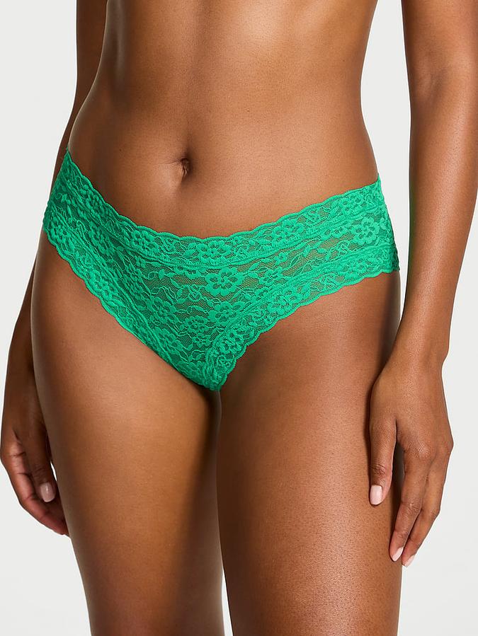 Lace Strappy-Back Cheeky Panty
