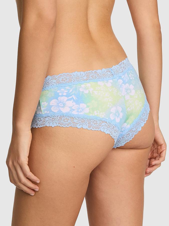 PINK Wink&trade; Lace-Trim Cheeky Panty