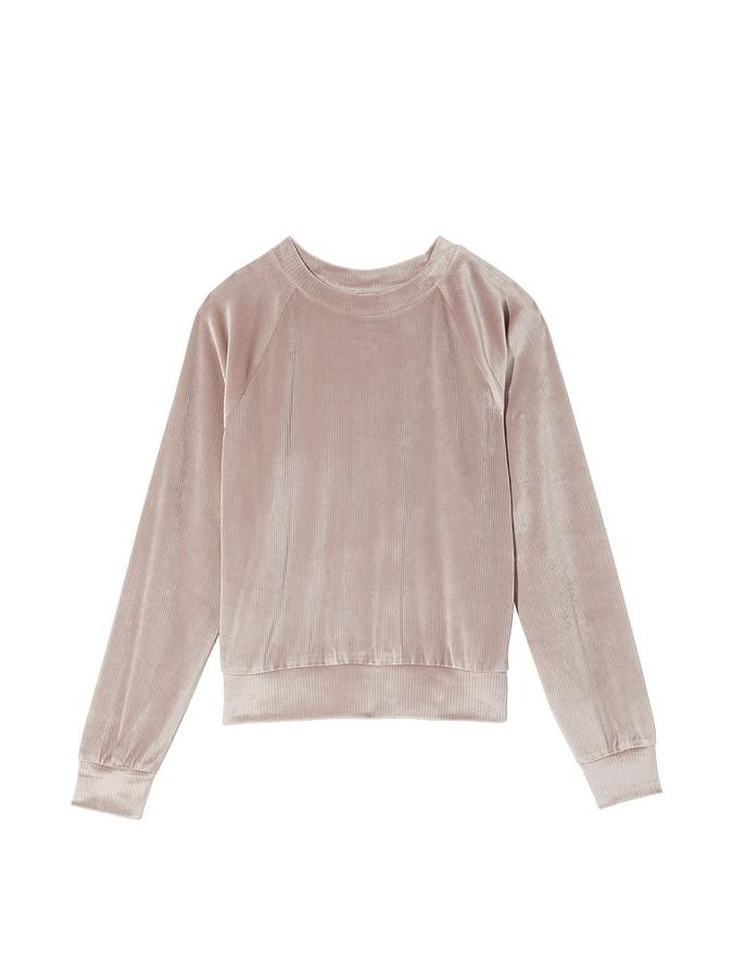 Velour Ribbed Crewneck image number 2