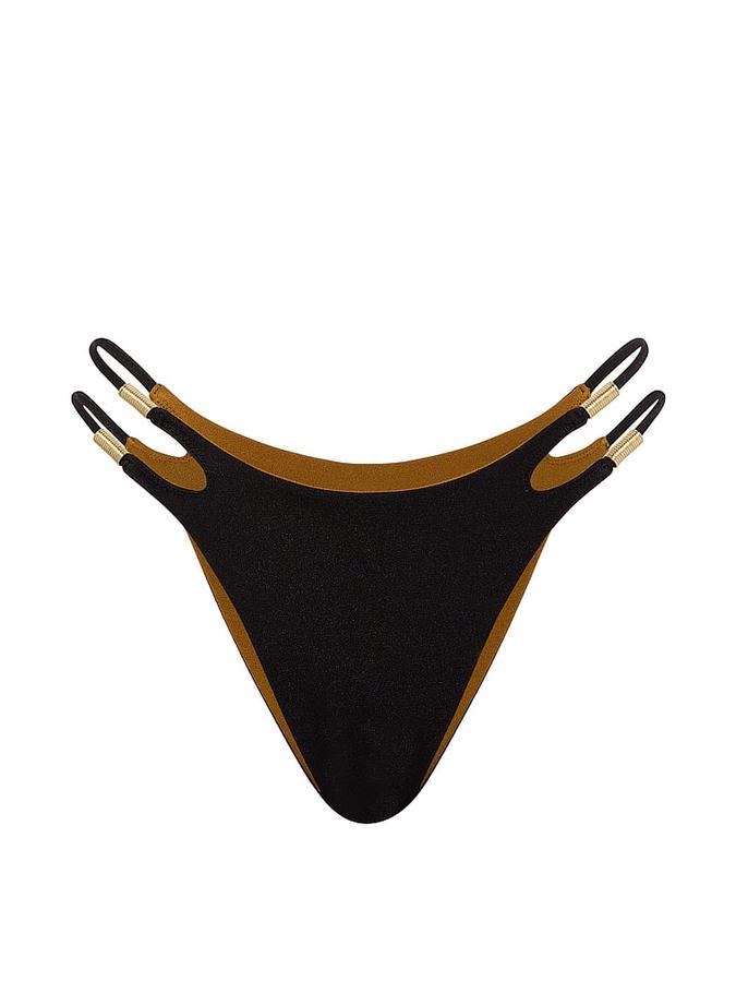 Reversible Cut-Out Rings Brazilian Bikini Bottom image number 2