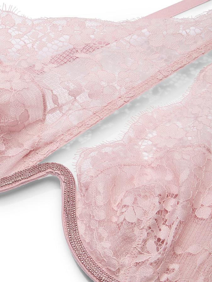 Twinkle Lace One-Shoulder Monowire Bra image number 3