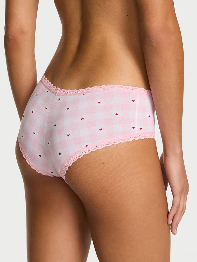 Cotton Lace-Waist Cheeky Panty
