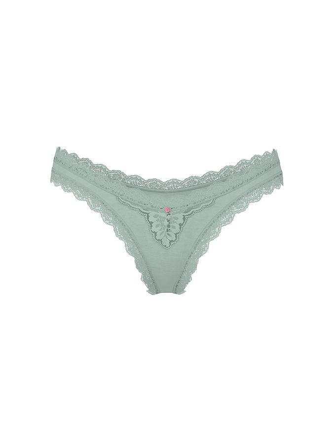 Lace-Trim Brazilian Panty image number 2