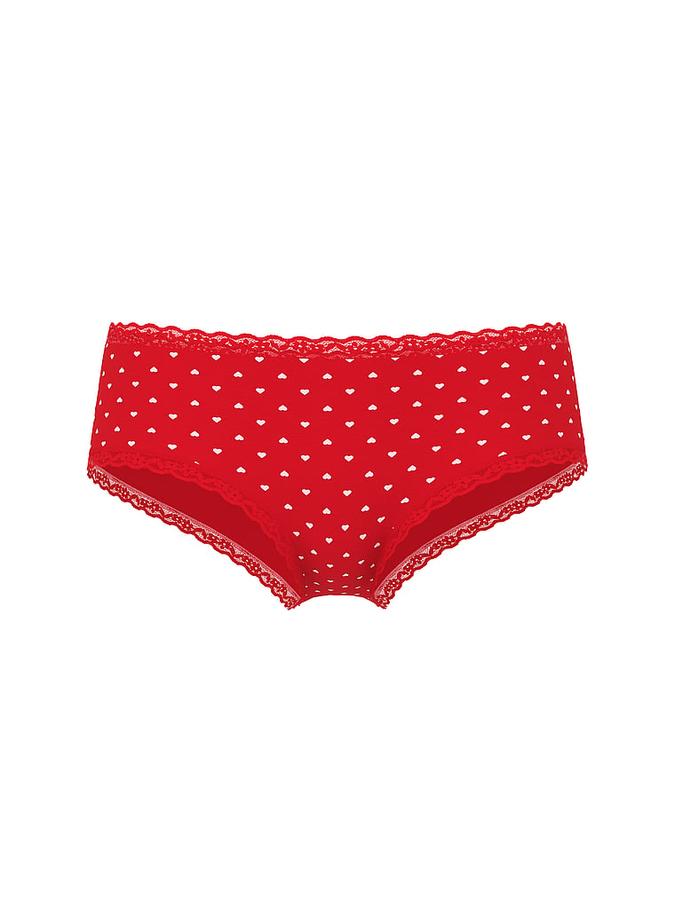 Cotton Lace-Waist Cheeky Panty image number 2