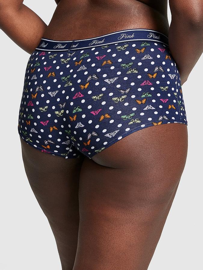 Logo Cotton Boyshort Panty image number 1