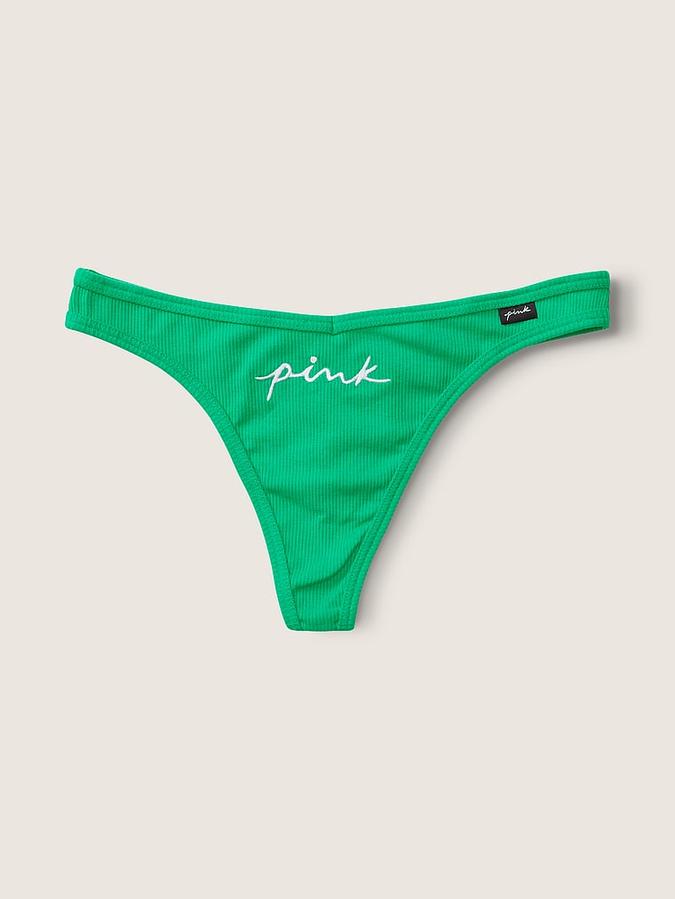 Cotton Thong Panty image number 0