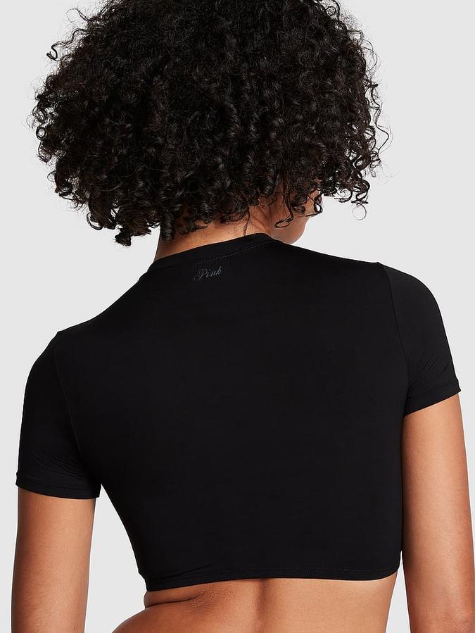 Base Stretch Crop Baby Tee image number 1