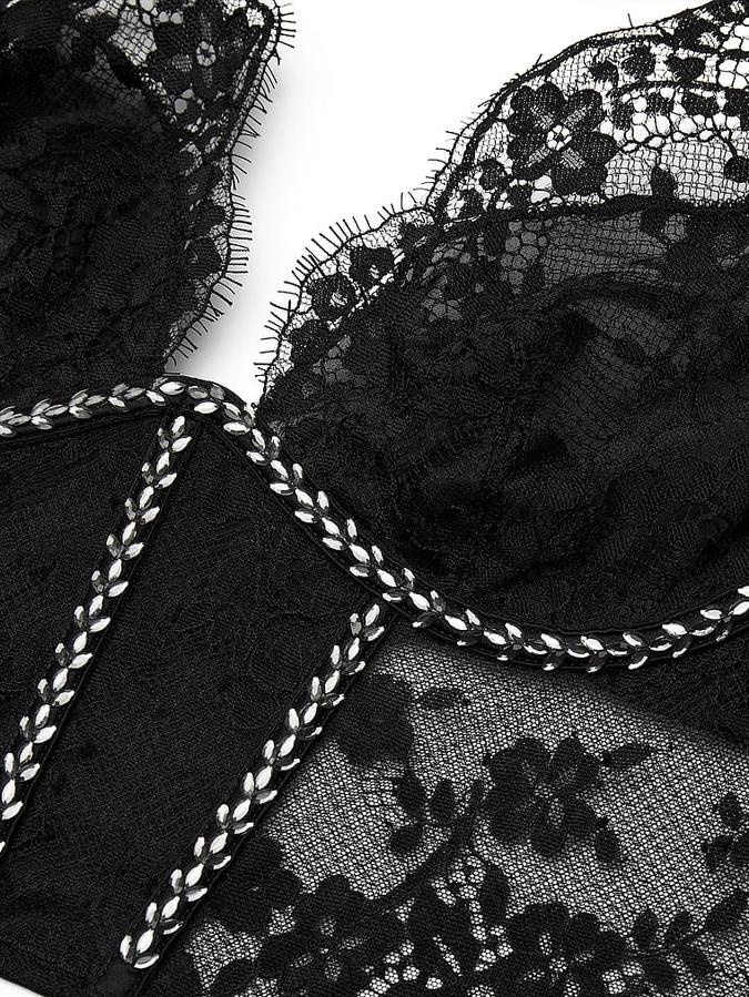 Twinkle Lace Cap-Sleeve Corset Top image number 2