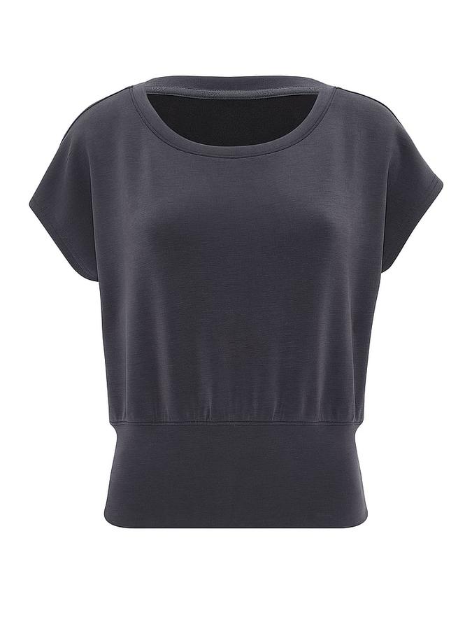 Featherweight Knit Short-Sleeve Top image number 2