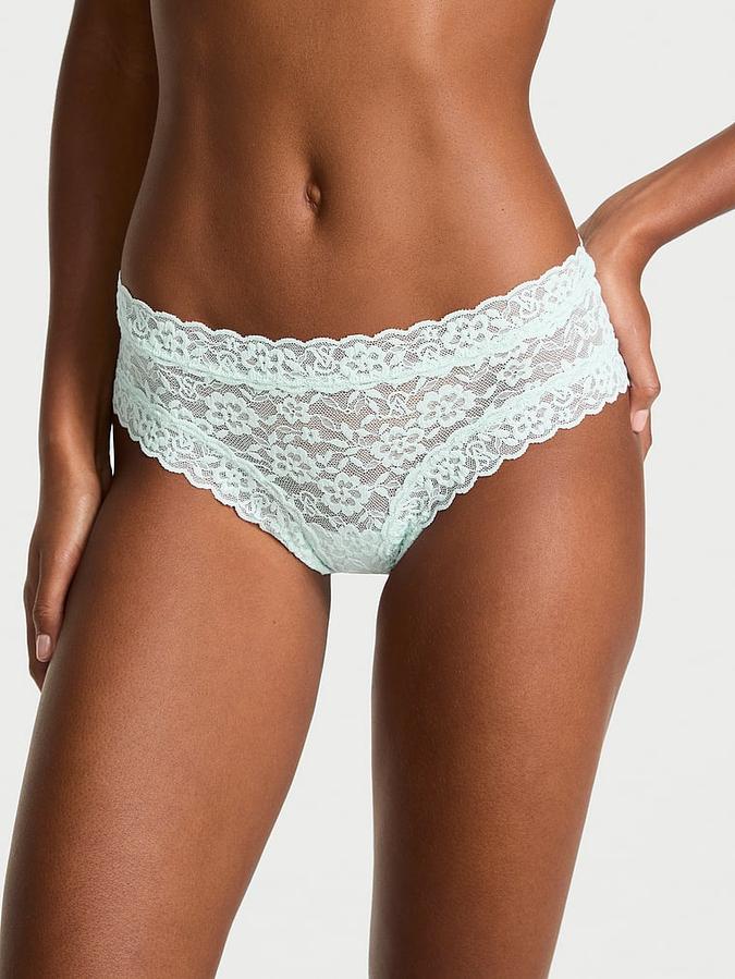 Blossom Lace Strappy-Back Cheeky Panty image number 3