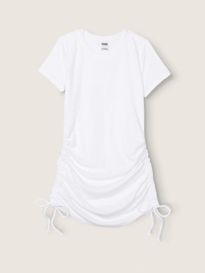 Beach Terry Ruched Side Dress image number 2