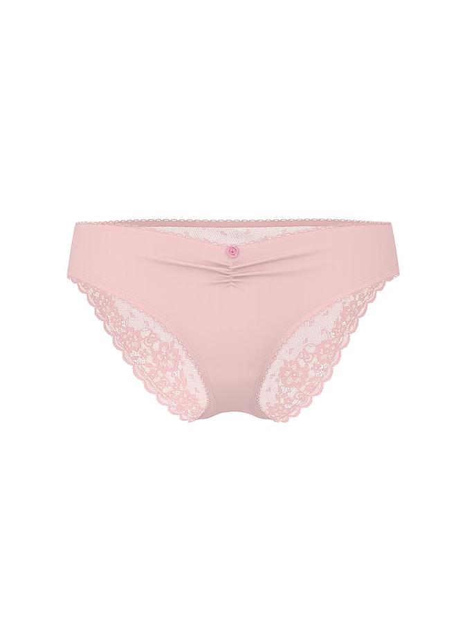 Stretch Cotton Heart Lace Bikini Panty image number 2