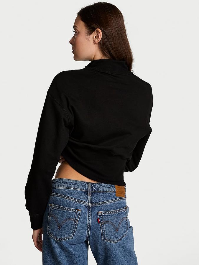 Status Terry Fitted Half-Zip Sweatshirt