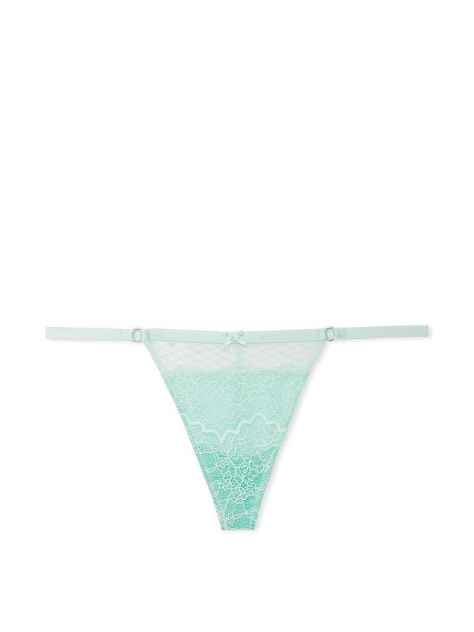 Lace & Mesh V-String Panty image number 2
