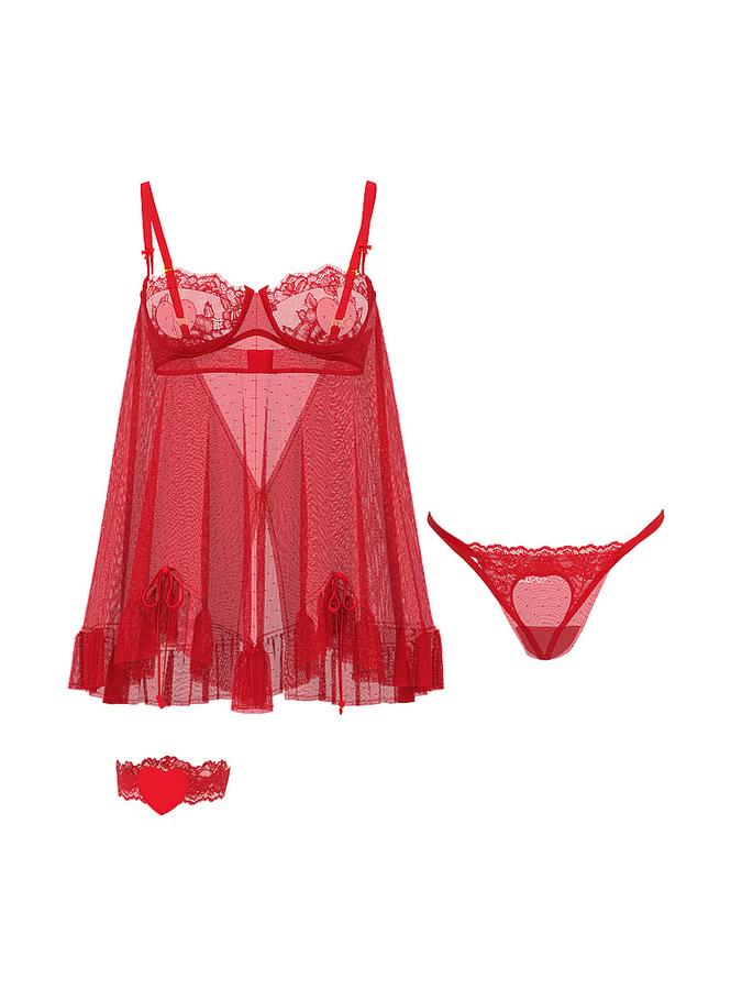 Cupid Babydoll Dress-Up Lingerie Set image number 2
