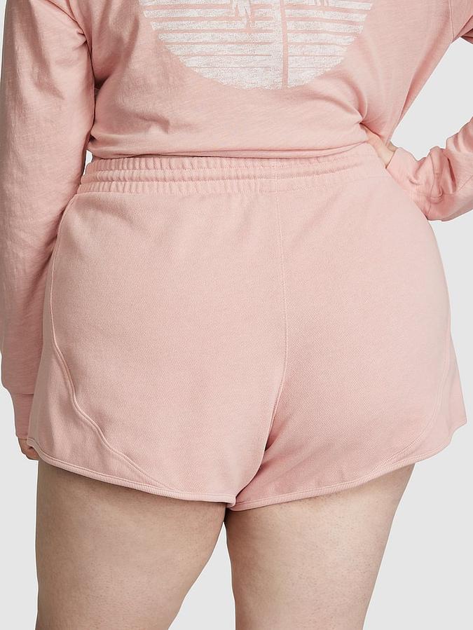 Ivy Fleece Curved Hem Shorts image number 1